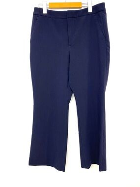 Banana Republic High Rise Kick Flare Ankle Pants Navy Women’s Size 10